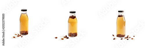 Fotografie Raisin sparse fluid drink liquid extract showcasing organic plant emulsion param