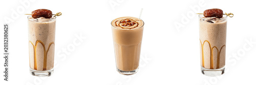 Date low friction emulsion shake liquid extract showcasing organic plant emulsion parameters, distinct cellular taxonomy traits, botanical fluid properties, food nutrition elements within culinary