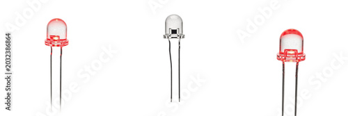 Fotografie Infrared LED electronic hardware component specimen showcasing solid state physi