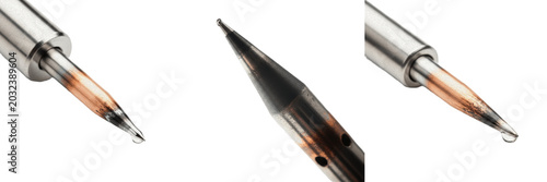 Фотография Soldering iron tip hardware component specimen displaying structural microelectr