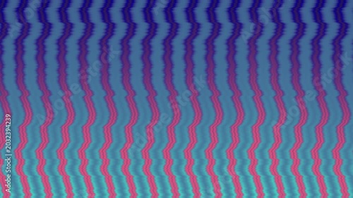 Teal and Pink Wavy Vertical Stripes Background