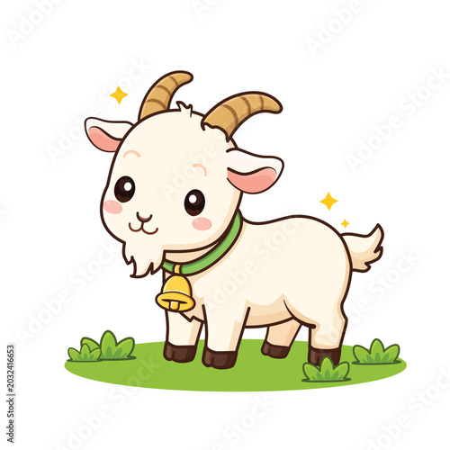 Foto Goat Cartoon billy goat buck