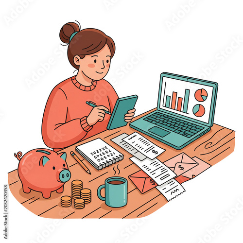 Young Entrepreneur Presenting Business Growth Strategy to Investors in Startup Pitch Meeting Flat Illustration