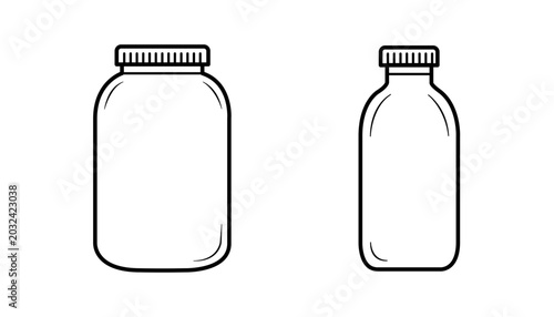 empty medicine bottle