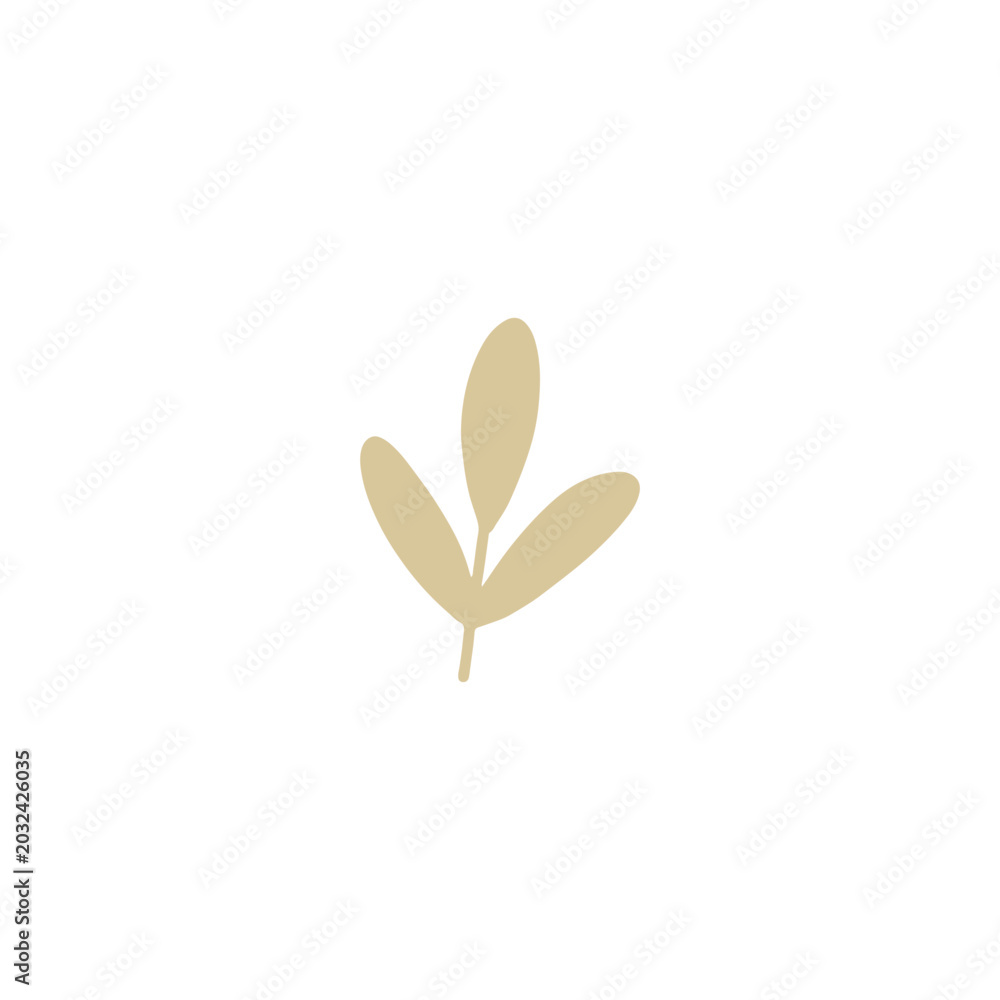 Obraz premium Floral leaf design vector illustration