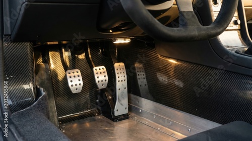 Sports Car Pedal Box, Carbon & Aluminium