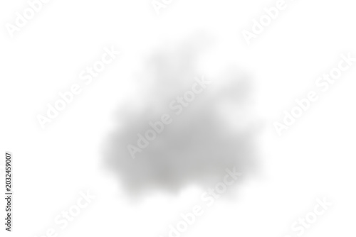 Stylized 3D cloud object for sales promotion and commercial design.