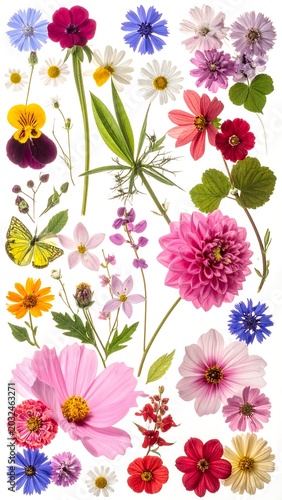 A vibrant floral arrangement with various colorful flowers