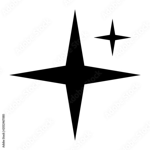 Abstract geometric starburst in black and white.