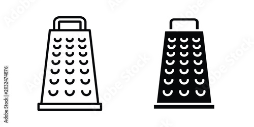 Fotografie Cheese grater icon For Web And UI, Simple Icons