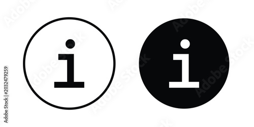 Photos Information icon For Web And UI, Simple Icons