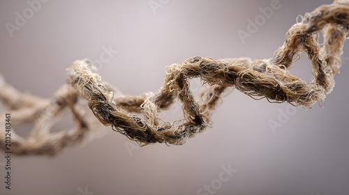 close up of rope DNA