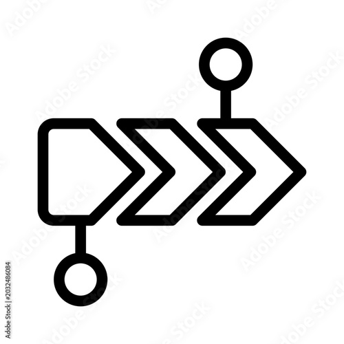 timeline line icon