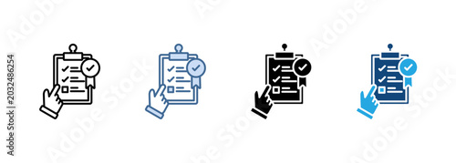 Multi Style Icon Set Compliance Collection
