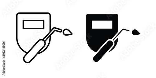 Photos Welding icon For Web And UI, Simple Icons