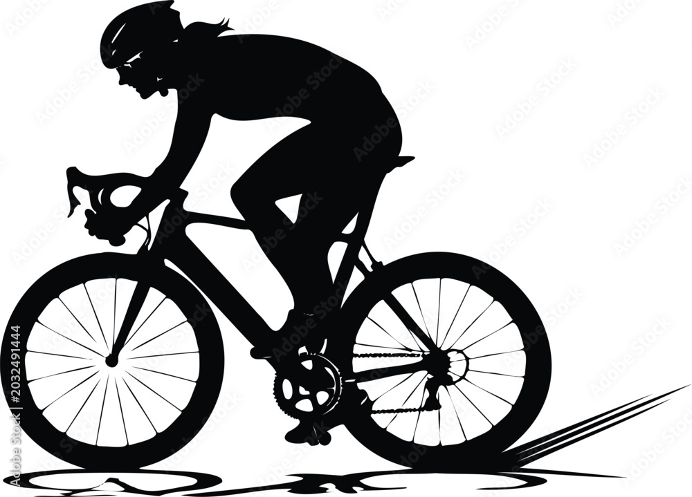 Fototapeta premium Cycling — Stationary Gym Bike 4