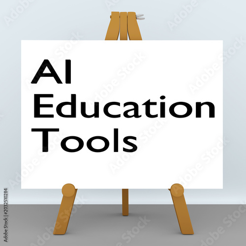 AI Education Tools Concept