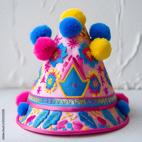 a birthday cap