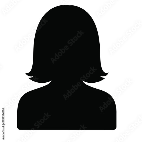 Minimal Black User Avatar Icon Set