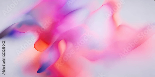 Photos An abstract ethereal swirl of vibrant pink, purple, and orange hues creates a dreamy, fluid visual texture