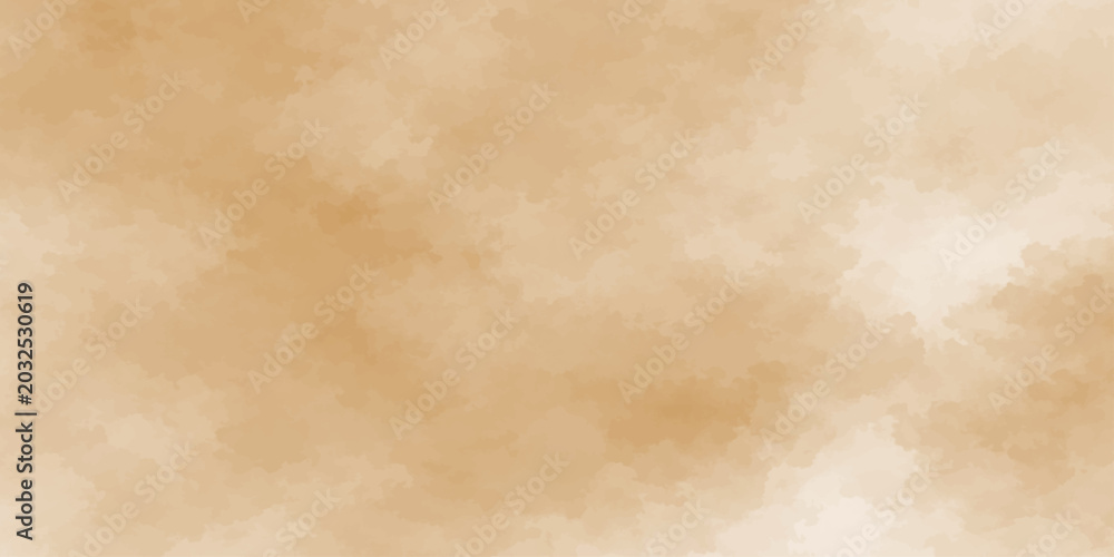 Naklejka premium Soft beige and white watercolor texture background vector illustration