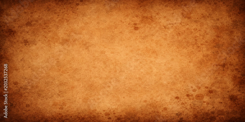 Schilderij op canvas Vintage orange brown grunge texture background vector graphic design element