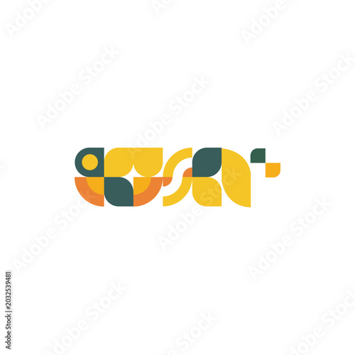 Artistic Bauhaus Inspired Vector Background.ai