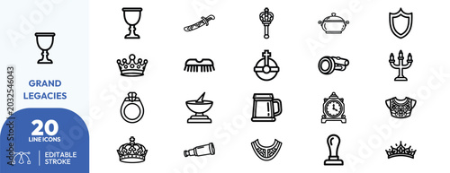Foto Grand Legacies icon set