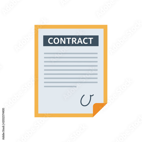 Contract Document with Hook.
