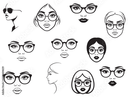 WOMAN FACE SILHOUETTE