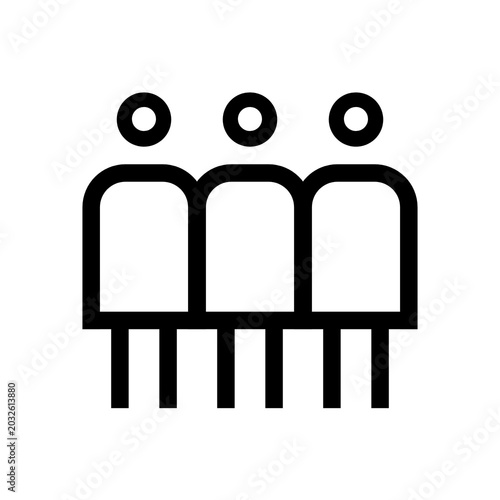 powerful team group vector icon essential for business networking apps and HR portal interfaces.