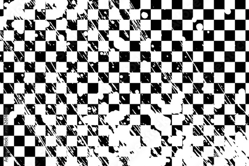 Konstfotografi Shabby checkered grunge background