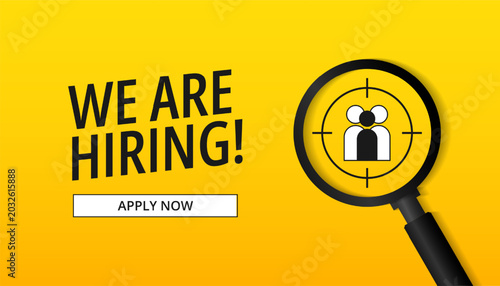Foto hiring recruitment or open job vacancy concept