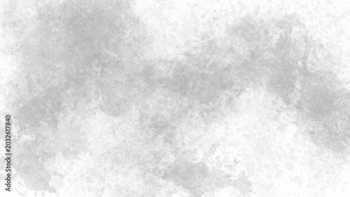 Obraz na płótnie Vintage white watercolor texture background, subtle grey paper wash effect, abst