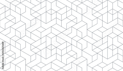 Cubes abstract architecture...