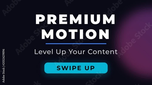 Dynamic motion graphic text animation with 
