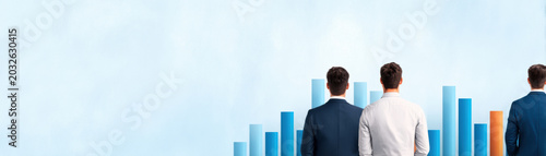 Businessman business data chart graph economy green hydrogen energy transition planning for green hydrogen economy growth with data chart