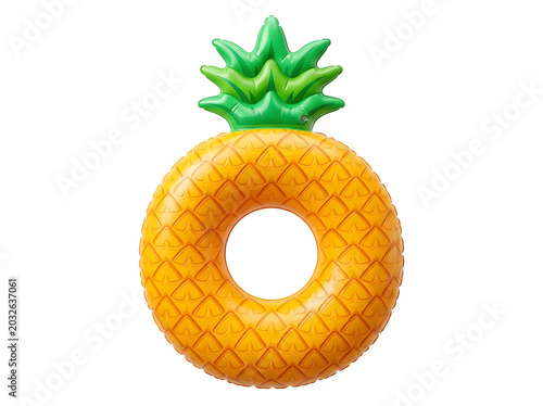 Pineapple inflatable pool float, nobody, summer fun