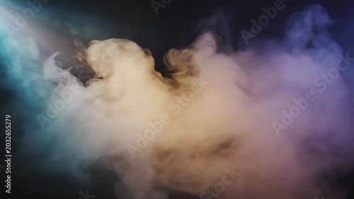 Firefly 4K abstract light fog background, subtle motion, presentation safe 345778 prob4