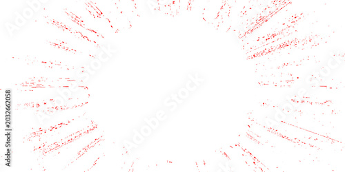 Abstract red watercolor heart with paint splatter and ink splash on grunge texture paper background for Valentine wedding card decoration design