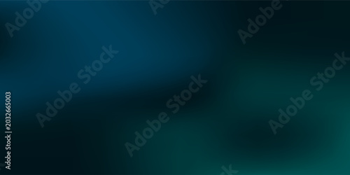 Slika na platnu Modern elegant dark blue to light blue and green gradient background illustratio