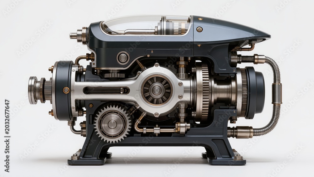 Fototapeta premium Industrial Vacuum Pump System