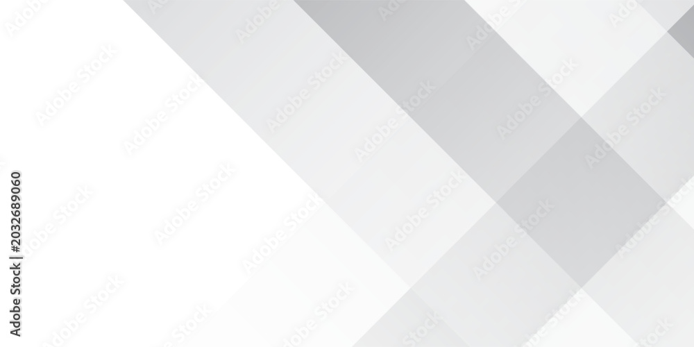 Fototapeta premium Vector 3D white geometric abstract background overlap layer on bright modern