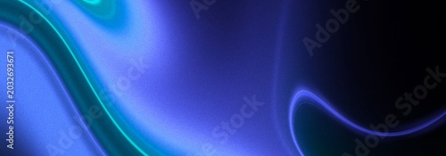horizontal banner abstract background wave silk color light graphic design minimal glowing 