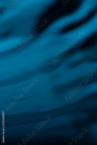 297.Blue and Black Fluid Lines with Abstract Wave Motion