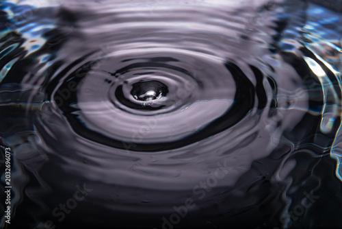 304.Deep Pink Water Drop Splash