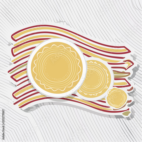 Abstract Sun and Stripes Design