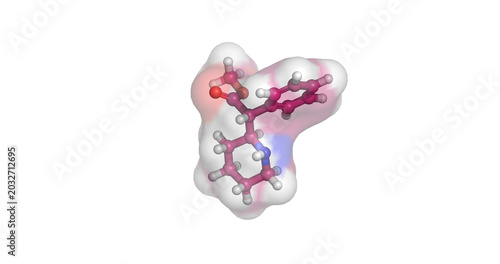 Quadro su tela Methylphenidate, central nervous system stimulant drug for attention deficit dis