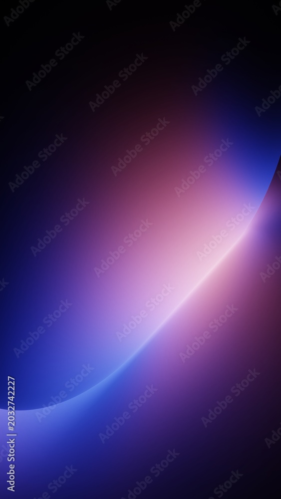 Fototapeta premium Gradient geometric background with luminous diagonal and pink haze