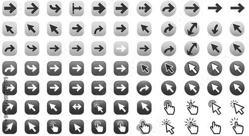 Monochrome Navigation: A Cursor Collection